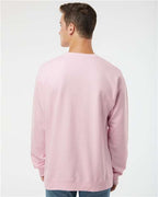 Light Pink Midweight Crewneck Sweatshirt - SS3000