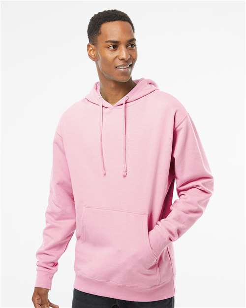 Light Pink Midweight Hooded Sweatshirt - SS4500
