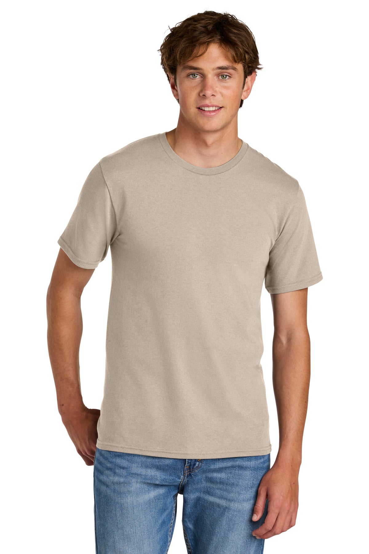 LightSand Port & Co Easy Cotton Tee PC43