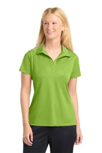 Lime Shock Sport-Tek Women's Micropique Sport-Wick Polo. LST650