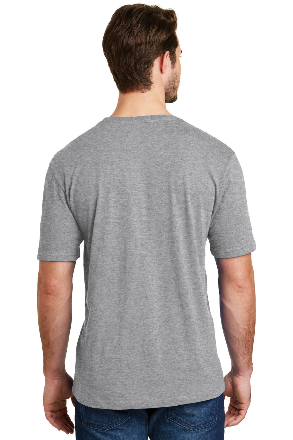 Lt Hthr Grey District Perfect Blend CVC Tee. DM108