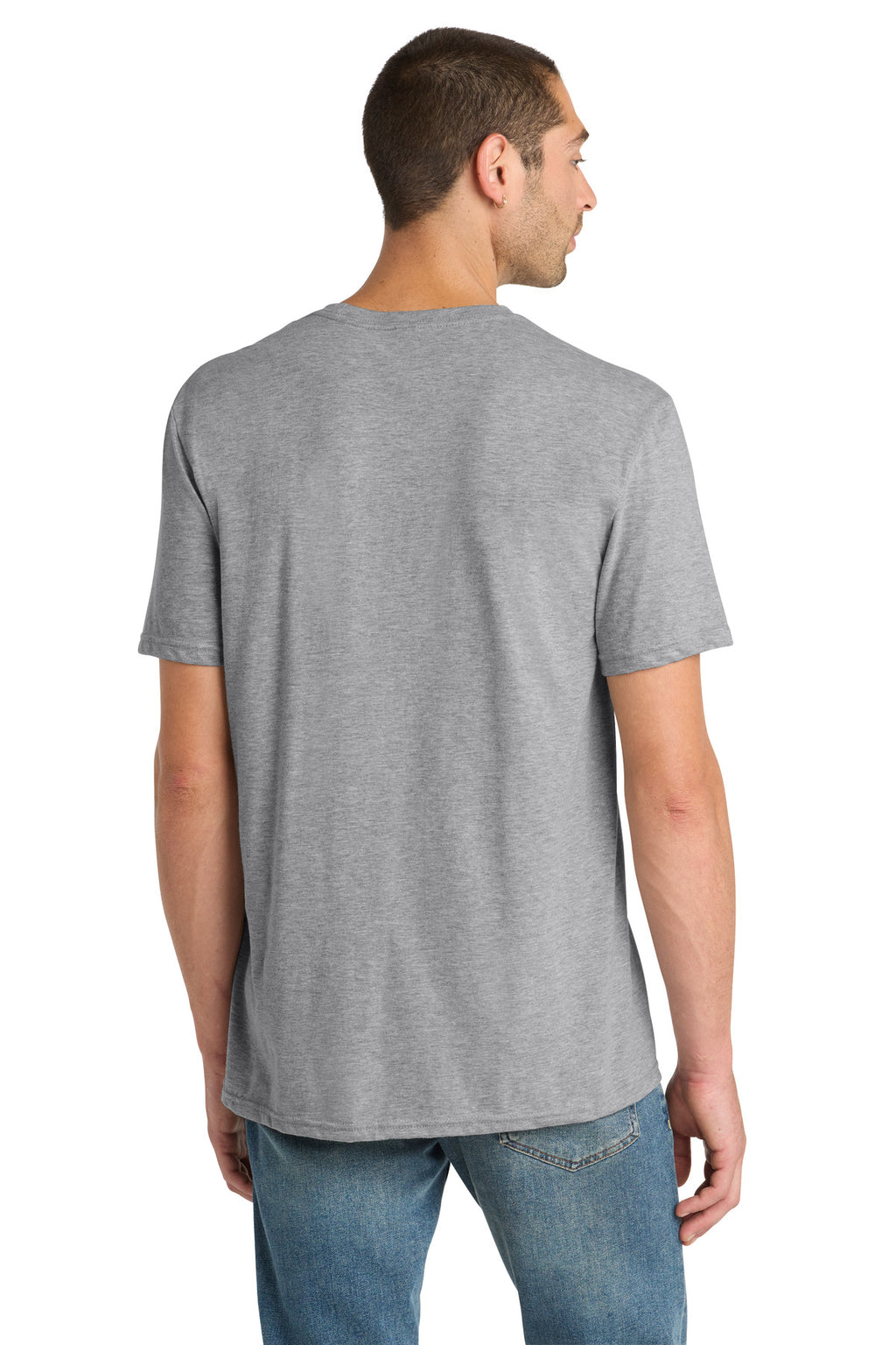 Lt Hthr Grey District Perfect Blend CVC Tee. DM108
