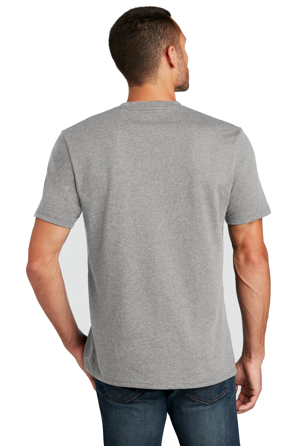 Lt Hthr Grey District Re-Tee DT8000