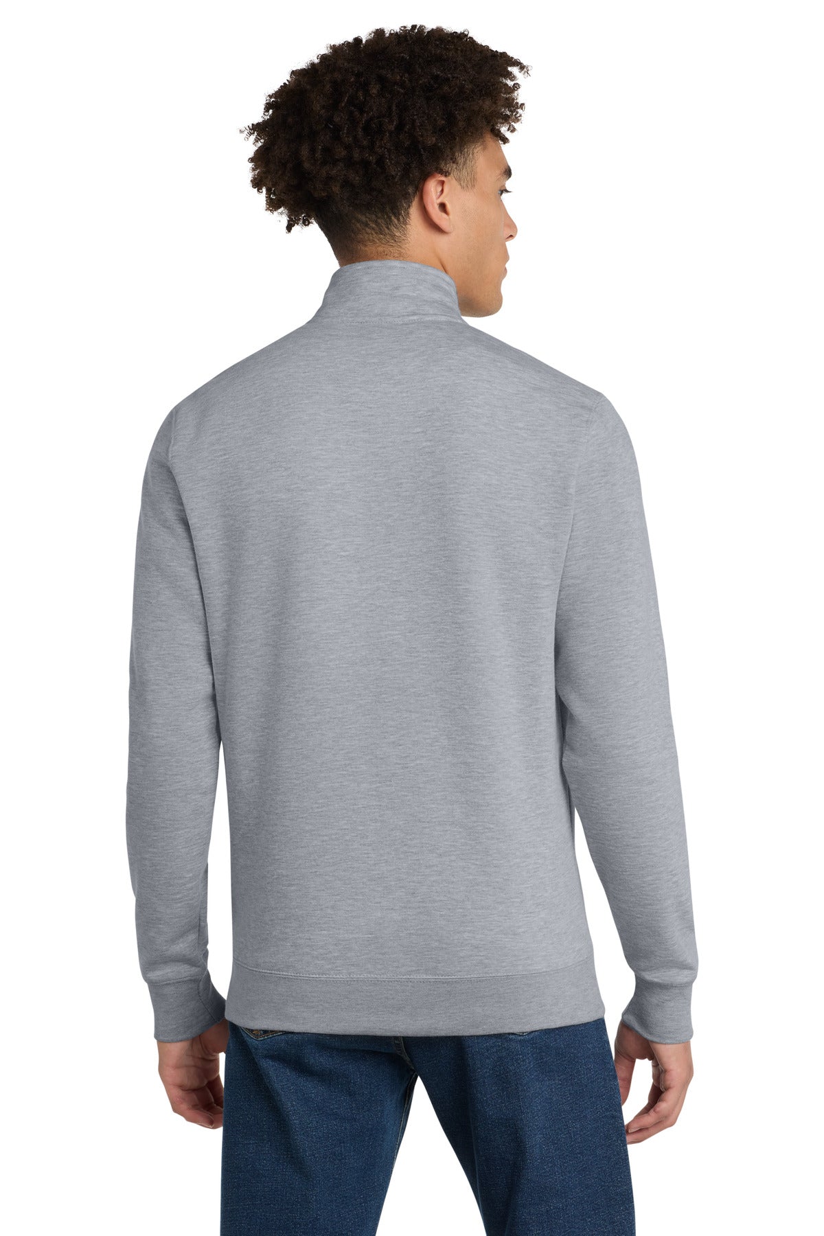 Lt Hthr Grey District V.I.T. Fleece 1/4-Zip DT6106