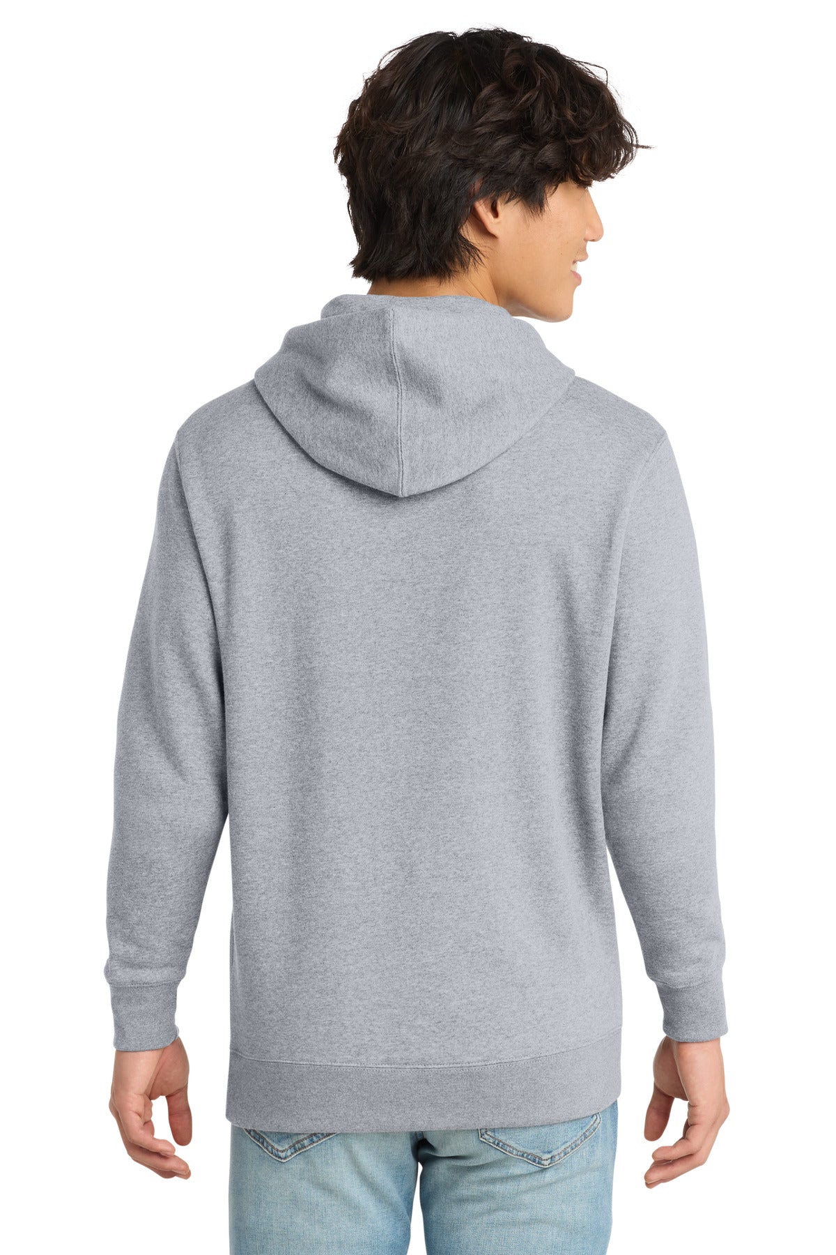 Lt Hthr Grey District V.I.T. Fleece Hoodie DT6100