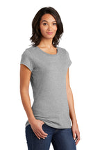 Lt Hthr Grey District Women's Fitted Very Important Tee . DT6001