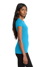 Lt Turquoise District Women's Fitted Very Important Tee . DT6001