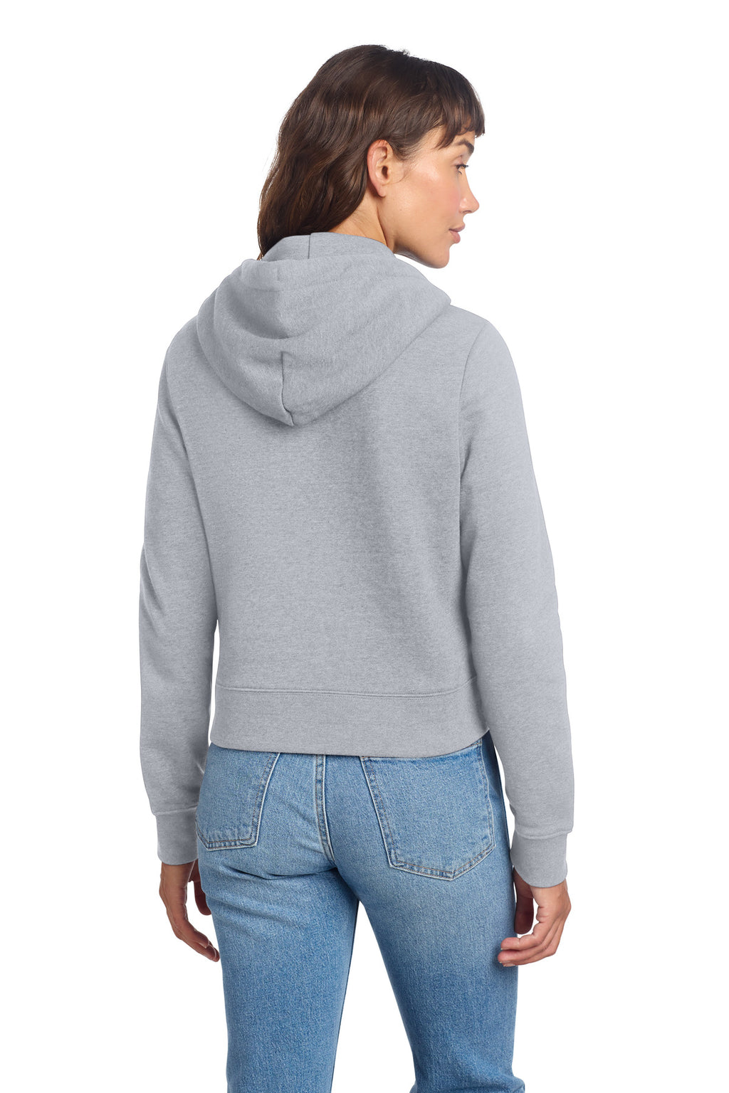 LtHtGry District Women's V.I.T. Fleece Full-Zip Hoodie DT6103