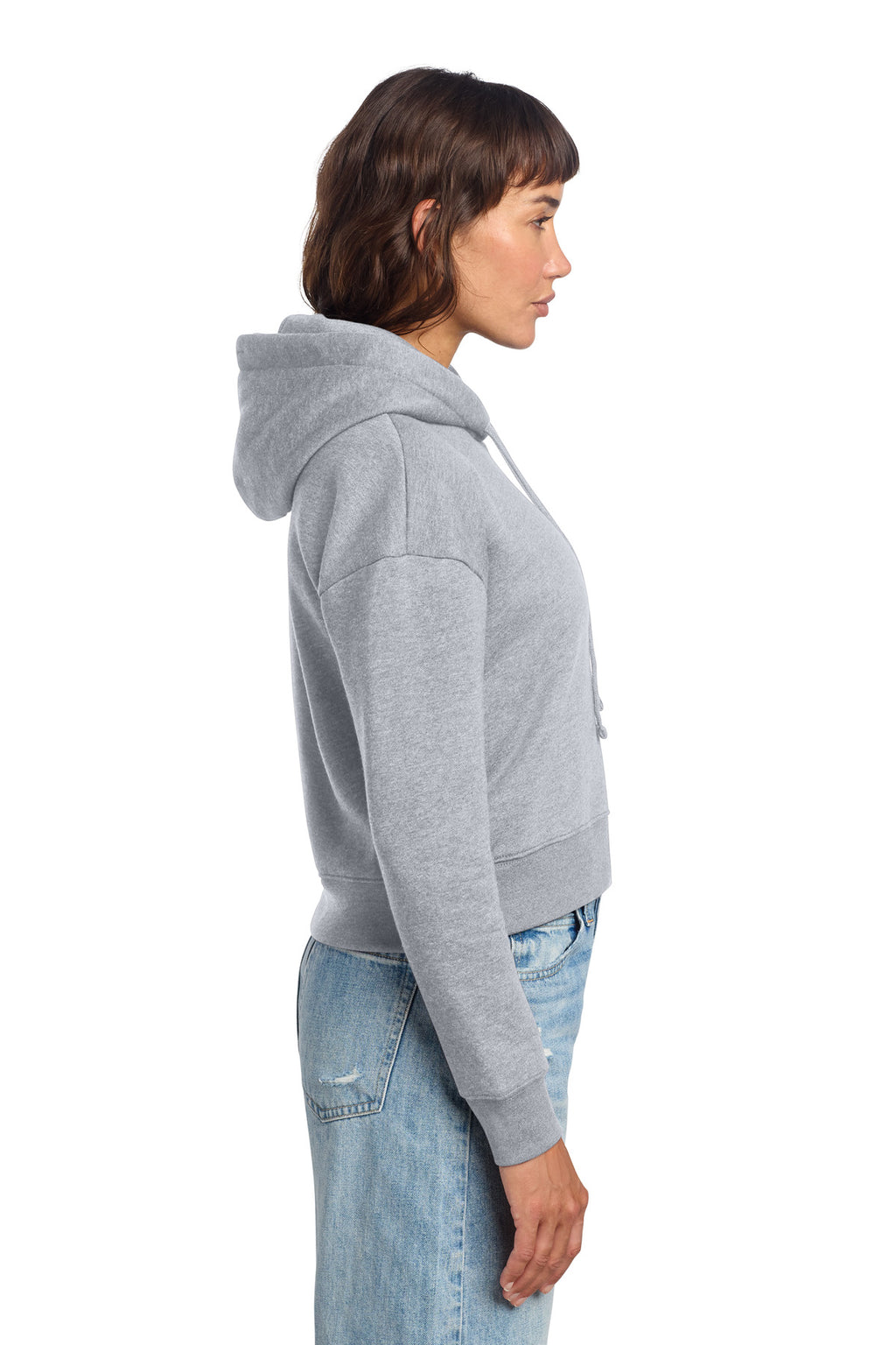 LtHtGry District Women's V.I.T. Fleece Hoodie DT6101