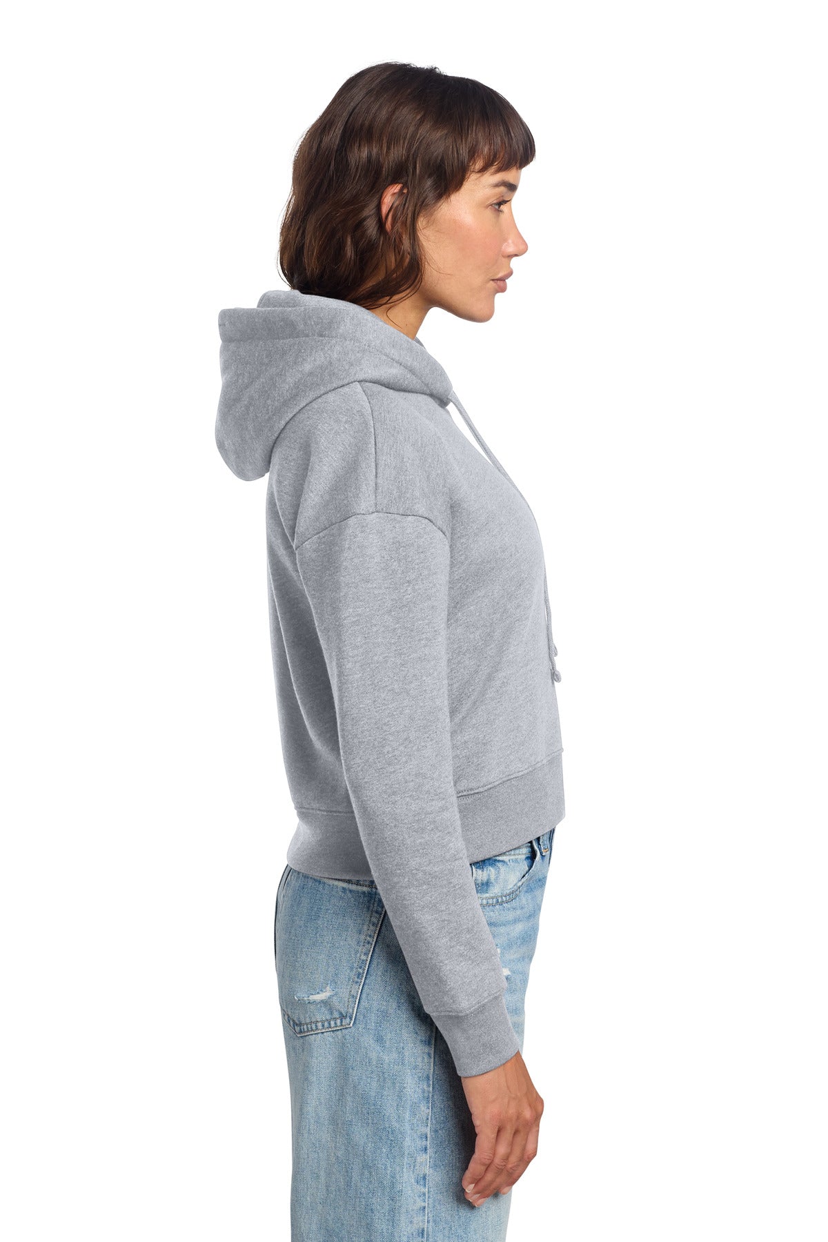LtHtGry District Women's V.I.T. Fleece Hoodie DT6101