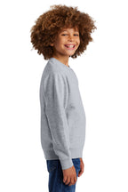 LtHtGry District Youth V.I.T. Fleece Crew DT6104Y