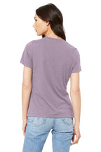 LtViolet BELLA+CANVAS Women's Relaxed Jersey Short Sleeve Tee. BC6400
