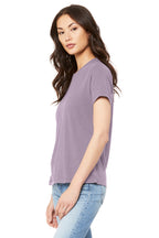 LtViolet BELLA+CANVAS Women's Relaxed Jersey Short Sleeve Tee. BC6400