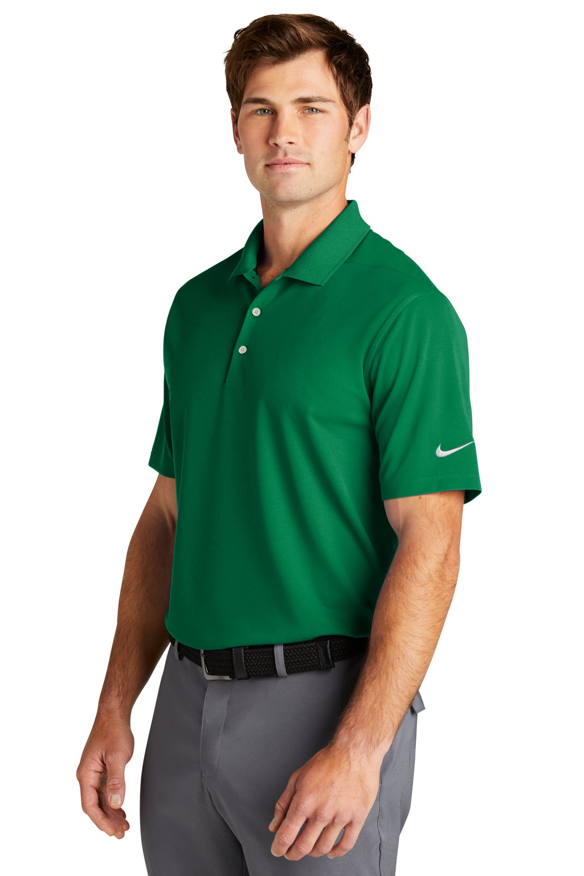 LucidGreen Nike Dri-FIT Micro Pique 2.0 Polo NKDC1963
