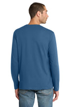 Maritime Blue District Perfect Weight Long Sleeve Tee. DT105