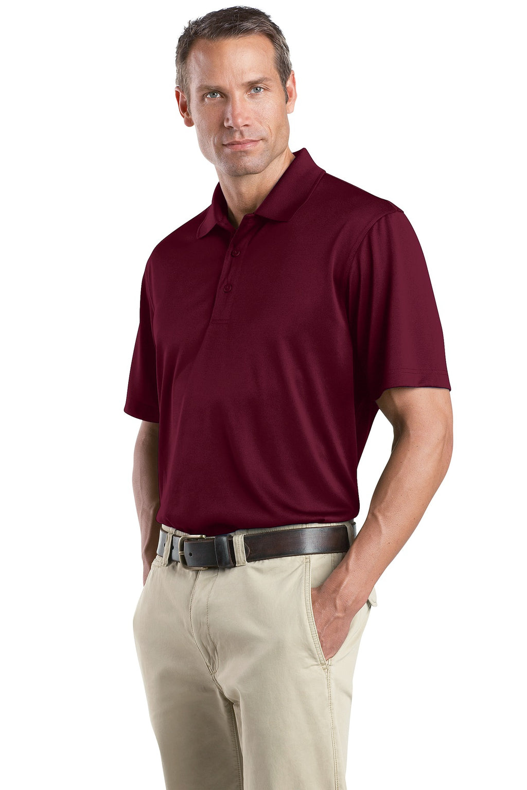 Maroon CornerStone - Select Snag-Proof Polo. CS412