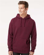 Maroon Heavyweight Hooded Sweatshirt - IND4000
