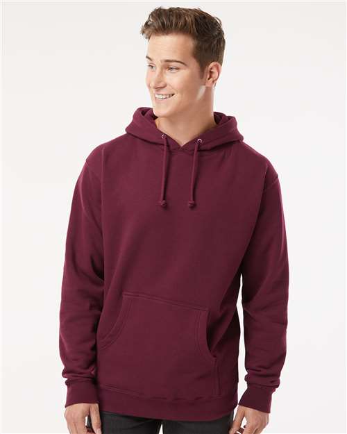 Maroon Heavyweight Hooded Sweatshirt - IND4000