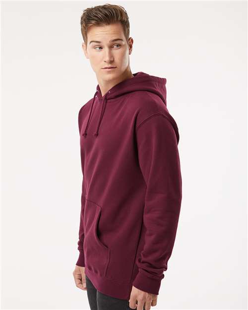 Maroon Heavyweight Hooded Sweatshirt - IND4000