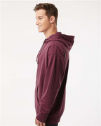 Maroon Midweight Hooded Sweatshirt - SS4500