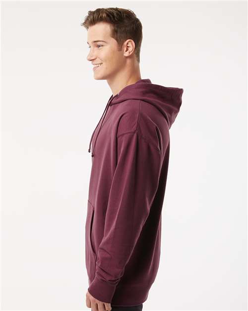 Maroon Midweight Hooded Sweatshirt - SS4500