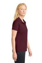Maroon Sport-Tek Women's Micropique Sport-Wick Polo. LST650