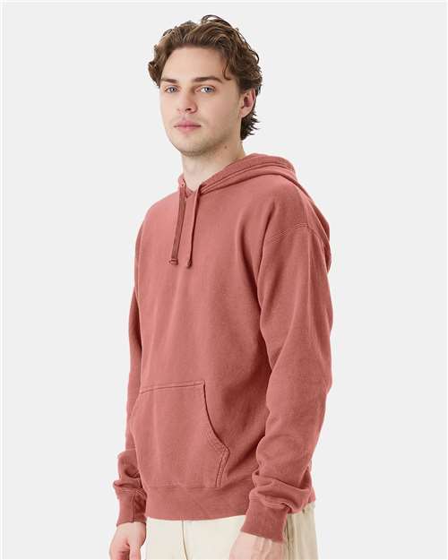Mauve Garment-Dyed Hooded Sweatshirt - GDH450