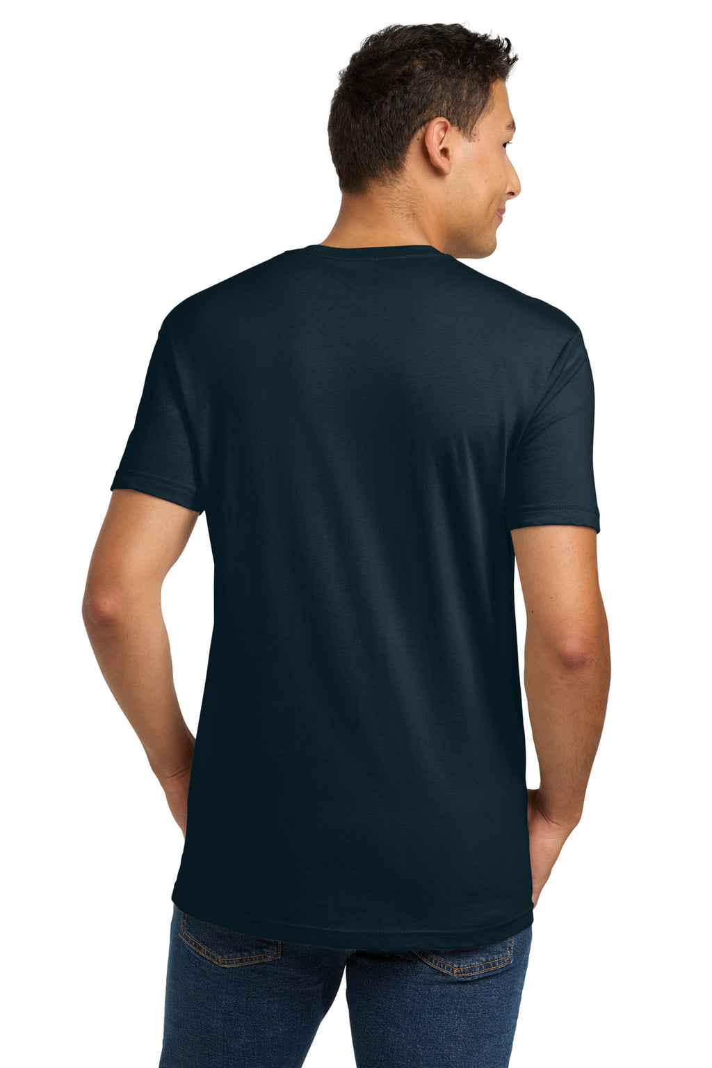 MdntNavy Next Level Apparel Adult Cotton Tee. NL3600