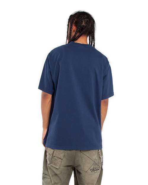 Midnight Navy Garment-Dyed Crewneck T-Shirt - SHGD