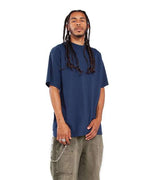 Midnight Navy Garment-Dyed Crewneck T-Shirt - SHGD