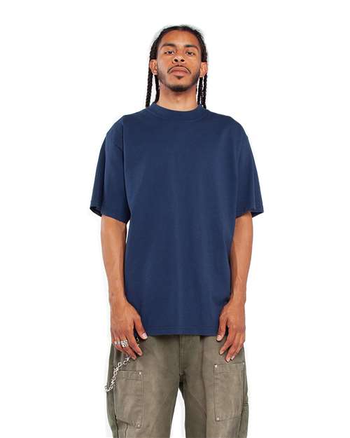 Midnight Navy Garment-Dyed Crewneck T-Shirt - SHGD