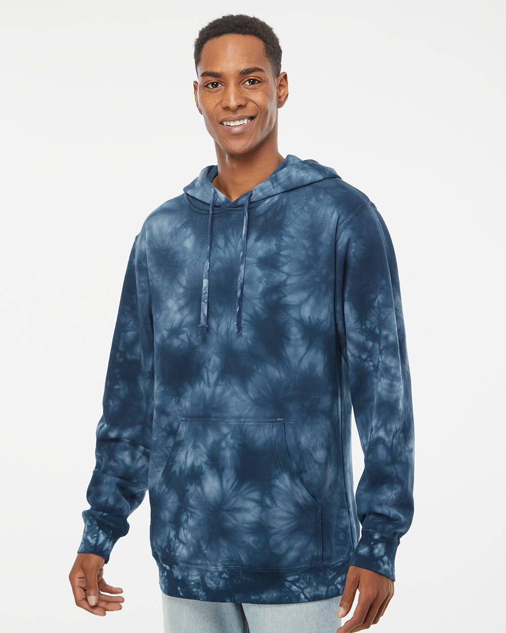 Midweight Tie-Dyed Hooded Sweatshirt - PRM4500TD  grouped