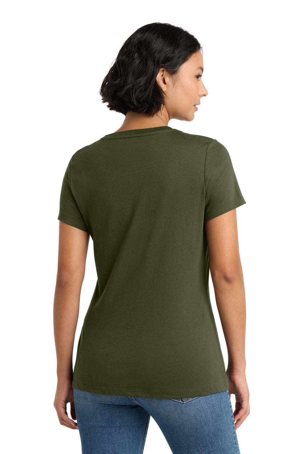 MilGreen District Women's Perfect Weight Tee. DM104L