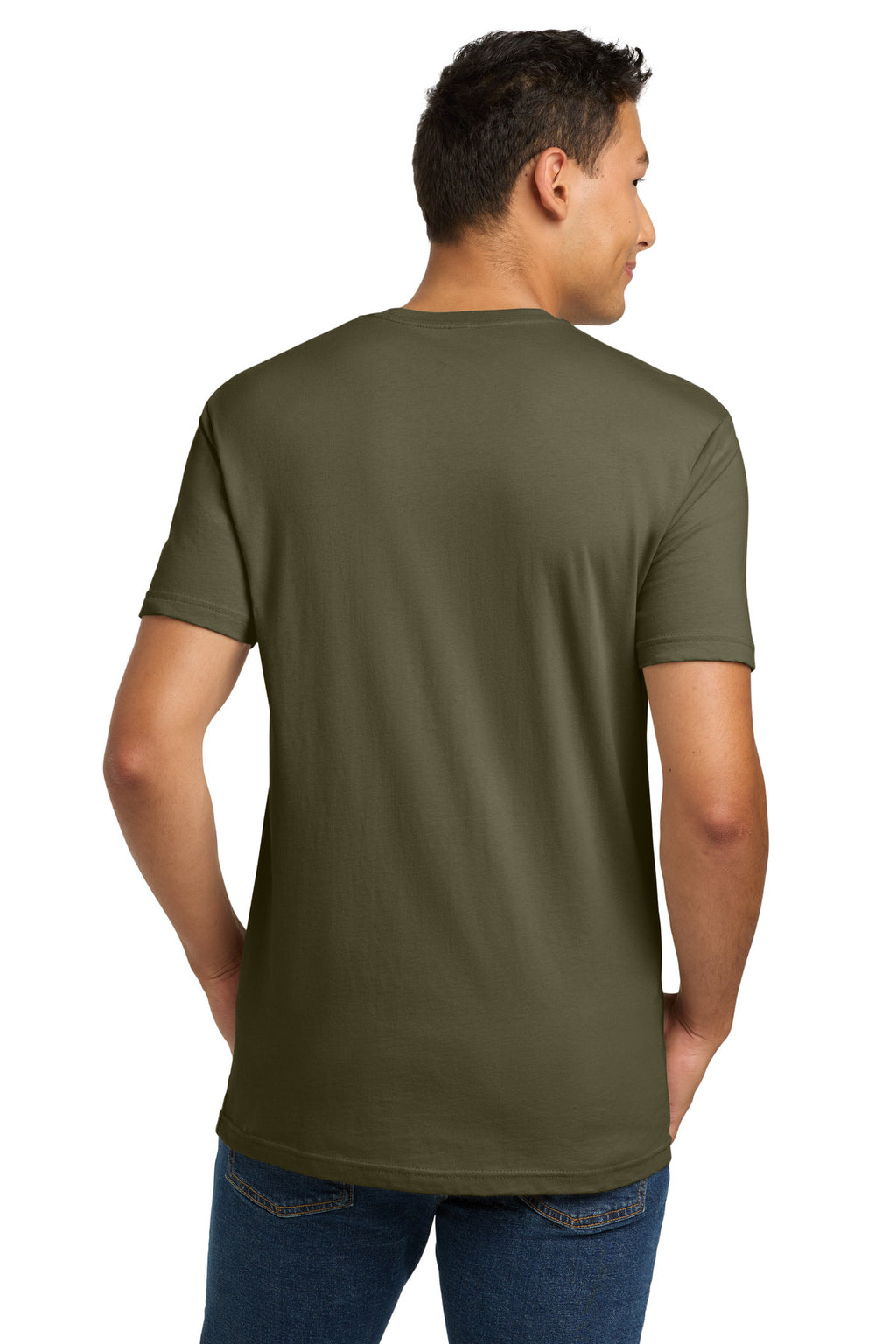 MilGreen Next Level Apparel Adult Cotton Tee. NL3600