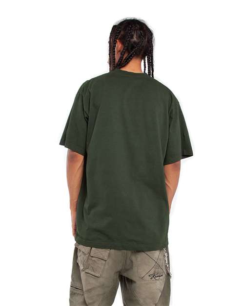 Moss Garment-Dyed Crewneck T-Shirt - SHGD