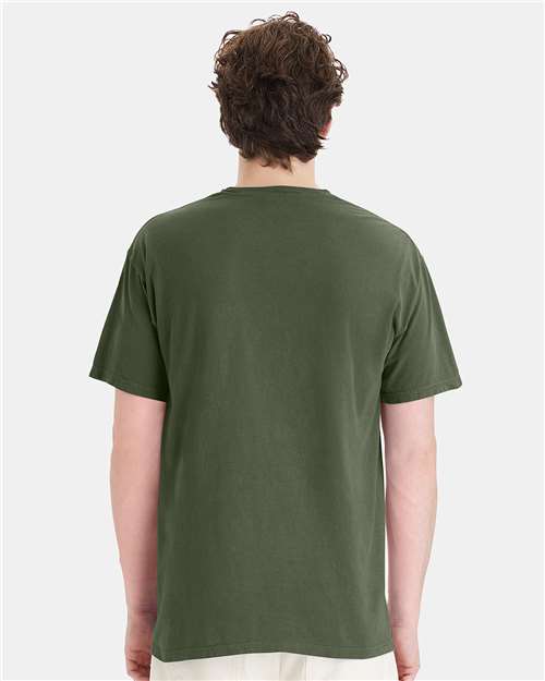 Moss Garment-Dyed Pocket T-Shirt - GDH150