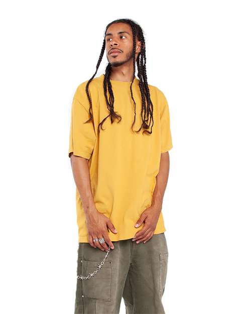 Mustard Garment-Dyed Crewneck T-Shirt - SHGD