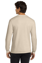 Natural Gildan - Ultra Cotton 100% US Cotton Long Sleeve T-Shirt. G2400