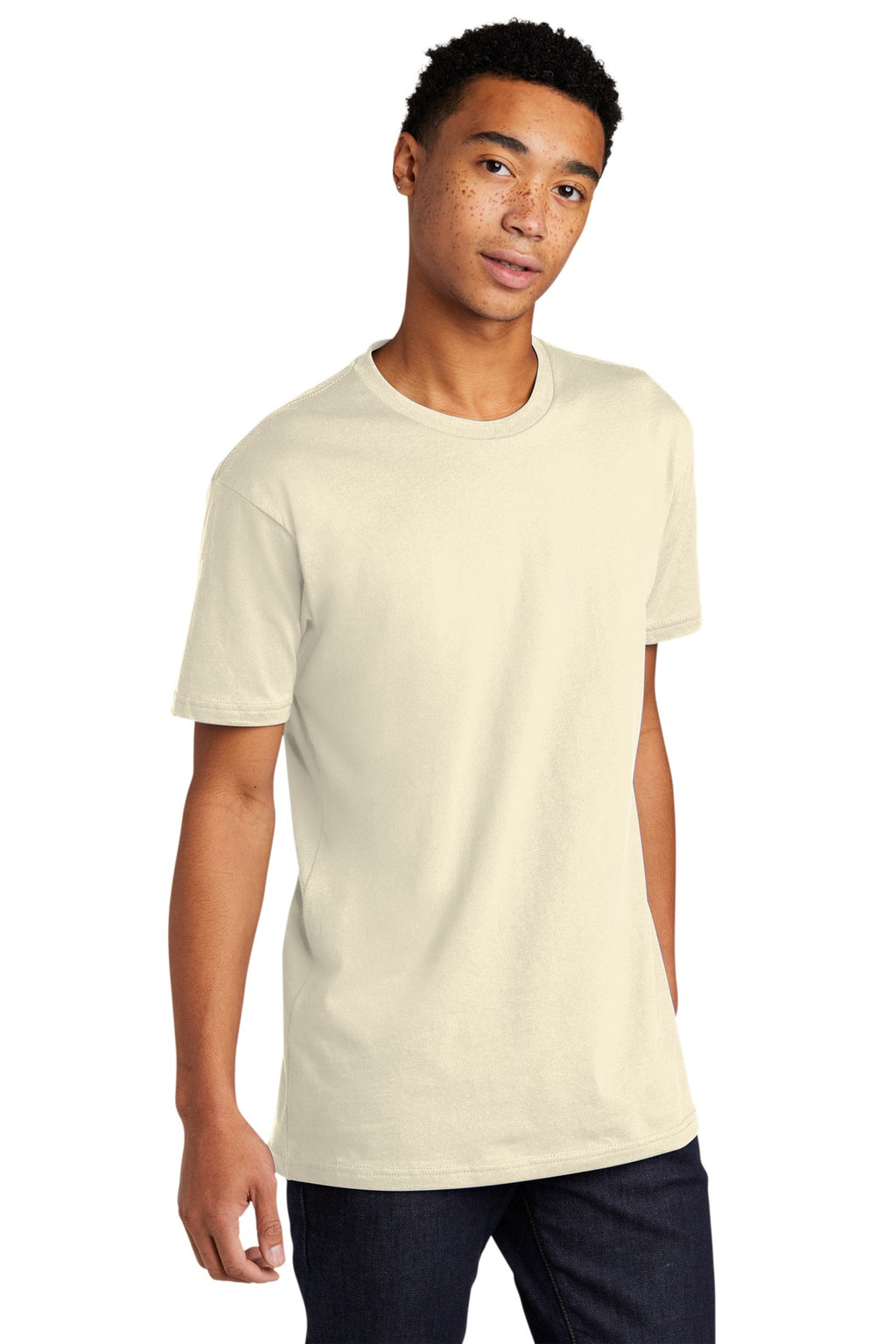 Natural Next Level Apparel Adult Cotton Tee. NL3600
