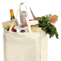 Natural Port Authority Ideal Twill Over-the-Shoulder Grocery Tote. B110