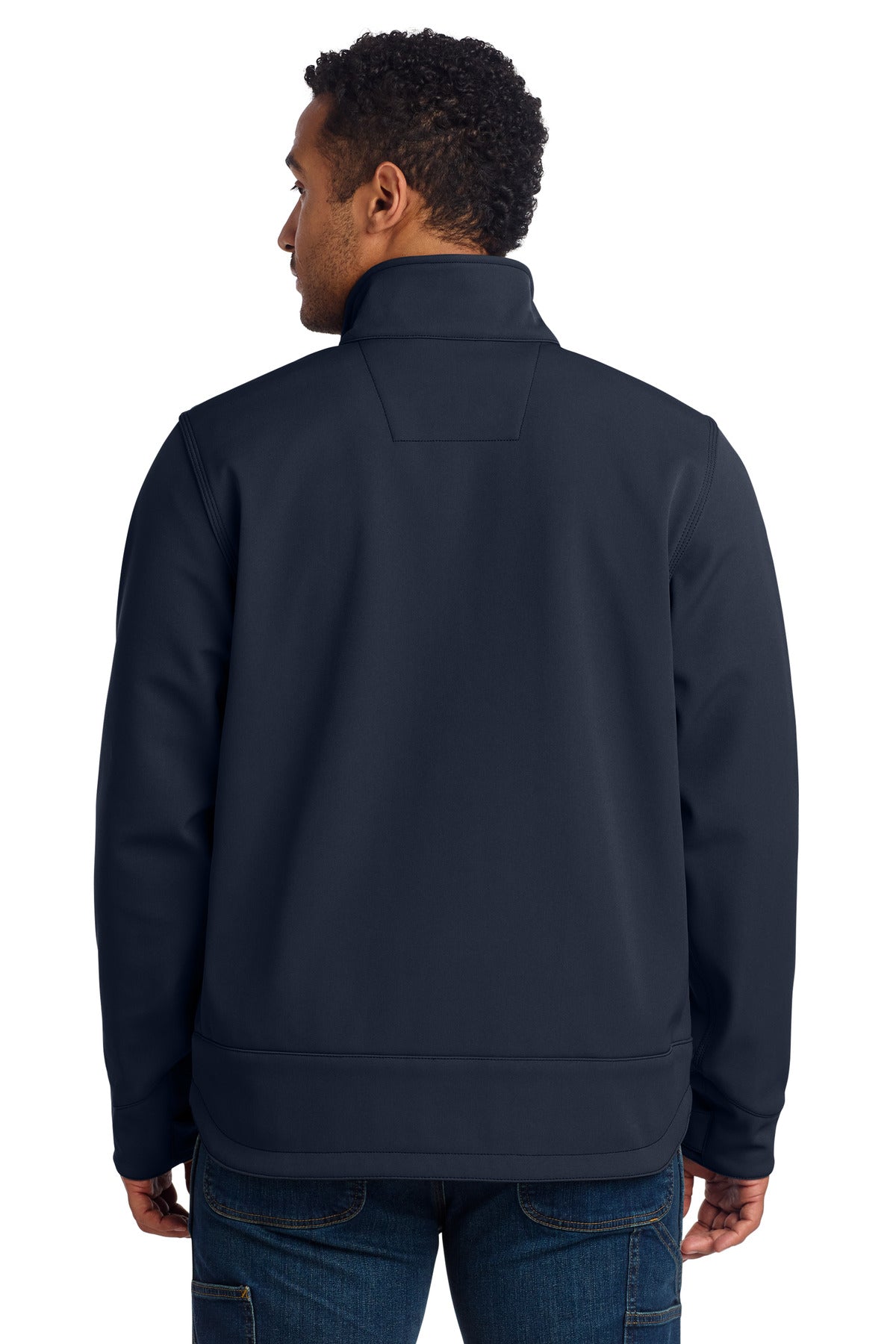 Navy Carhartt Crowley Soft Shell Jacket. CT102199