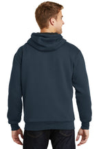 Navy CornerStone - Heavyweight Full-Zip Hooded Sweatshirt with Thermal Lining. CS620