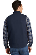 Navy CornerStone Washed Duck Cloth Vest. CSV40