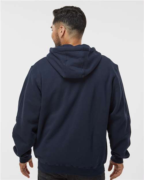 Navy Crossfire Heavyweight Power Fleece Hooded Jacket with Thermal Lining - 7033