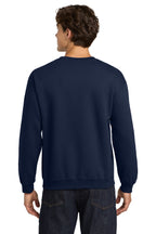Navy Gildan Heavy Blend Crewneck Sweatshirt. 18000