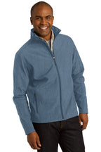 Navy Heather Port Authority Core Soft Shell Jacket. J317