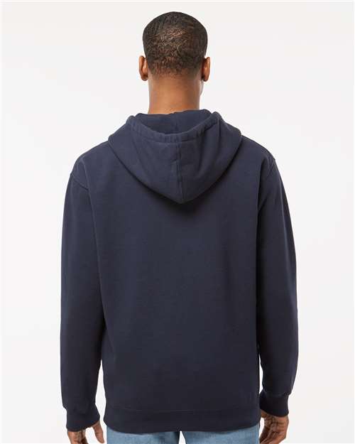 Navy Heavyweight Full-Zip Hooded Sweatshirt - IND4000Z
