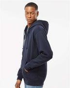 Navy Heavyweight Full-Zip Hooded Sweatshirt - IND4000Z