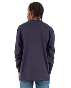 Navy Max Heavyweight Long Sleeve T-Shirt - SHMHLS