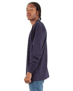 Navy Max Heavyweight Long Sleeve T-Shirt - SHMHLS